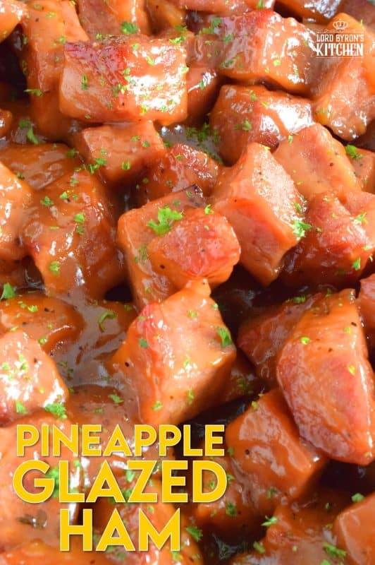 This boneless glazed ham is super easy to prepare and everyone loves it! The ham is tender and moist; it is salty, sweet and a little tart too, which makes it the perfect Easter main! Serve this retro-inspired dish the easy way - no need for carving and fancy presentation. Pineapple Glazed Ham has all the flavour without all the fuss! #pineapple #glazed #ham #easterham #glazedham #countryham #virginia