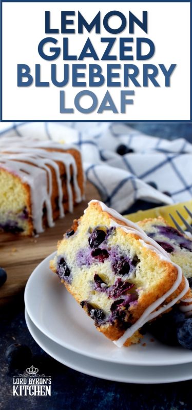 Moist and delicious, lemony and refreshing, packed with blueberries, and drizzled with a sweet, lemon glaze, my Lemon Glazed Blueberry Loaf is a perfect dessert or a lovely addition to your afternoon tea. #blueberry #lemon #lemonloaf #blueberries #blueberrybread #glaze #glazedloaf