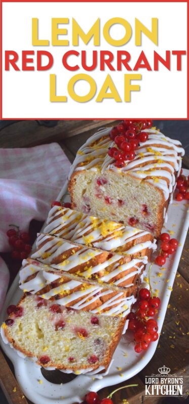 Moist and delicious, lemony and refreshing, packed with berries, and drizzled with a sweet glaze, Red Currant Lemon Loaf is a perfect dessert, or a lovely addition to your afternoon tea. This is a summertime brunch item that doubles as an evening after dinner dessert. #glazed #lemon #loaf #berries #red #currants #zest