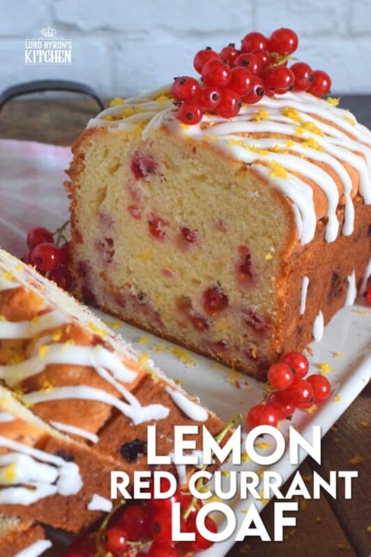 Moist and delicious, lemony and refreshing, packed with berries, and drizzled with a sweet glaze, Red Currant Lemon Loaf is a perfect dessert, or a lovely addition to your afternoon tea. This is a summertime brunch item that doubles as an evening after dinner dessert. #glazed #lemon #loaf #berries #red #currants #zest