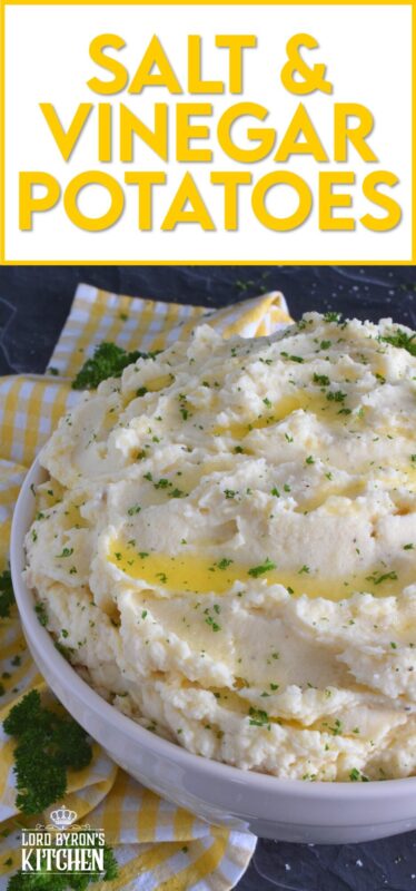 Mashed Potatoes are everyone’s favourite comfort food and side dish, which is what makes it the most common side dish in many homes and on many occasions. But, boring mashed potatoes are a thing of the past! Salt and Vinegar Mashed Potatoes are such a refreshing and welcomed change! Made with malt vinegar and sea salt, these potatoes are a great side for almost any main! #saltandvinegar #mashedpotatoes #potatoes #sides #malt #maltvinegar