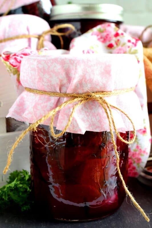 Preserving a fall harvest is an experience like no other, and every home chef should try canning at least once. Dad's Canned Pickled Beets is the perfect place to start, because their very easy to can. No fancy equipment needed for this one! They're sweet, vinegary, and fork-tender; these beets will keep you smiling all winter long! #canning #pickled #pickling #beets #pickledbeets