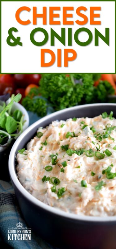 In more cases than not, simple is best, which is why this Cheese and Onion Dip is one of my personal favourites! There's a time and place for dips that are more complex, but there's always a time for a dip that is super fast and easy to whip up, while being addictingly delicious!! #dip #cheesedip #oniondip #cheeseandonion #colddip #cheddar