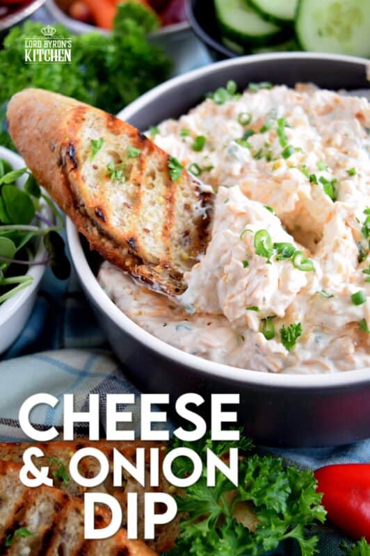 In more cases than not, simple is best, which is why this Cheese and Onion Dip is one of my personal favourites! There's a time and place for dips that are more complex, but there's always a time for a dip that is super fast and easy to whip up, while being addictingly delicious!! #dip #cheesedip #oniondip #cheeseandonion #colddip #cheddar