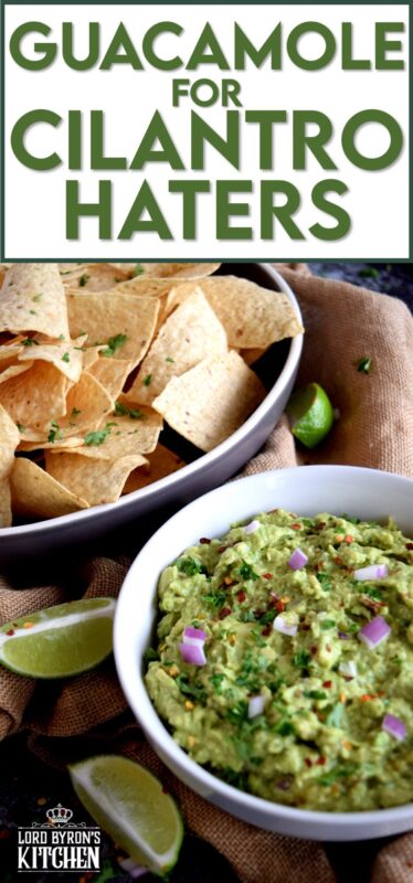 This guacamole recipe is for the picky eater; we all have at least one in our lives! Guacamole for Cilantro Haters has three things that make it different than any other guacamole recipe. Even though this version has dried cilantro instead of fresh, cilantro haters, this one is for you! #guacamole #cilantro #without #nocilantro #dip