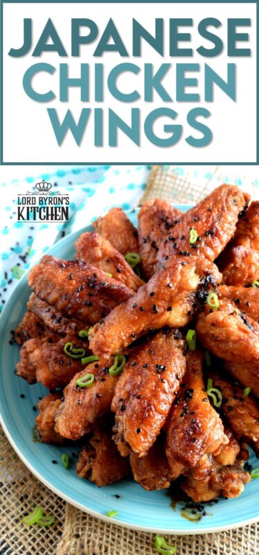 Japanese Chicken Wings are baked with a light and crispy coating in an Asian-inspired sauce prepared with soy sauce, vinegar, and sugar. They are super moist and tender on the inside with a golden crispy skin on the outside. It's hard to share these wings, because they're just so delicious! #wings #asianinspired #japan #japanese #chicken #chickenwings