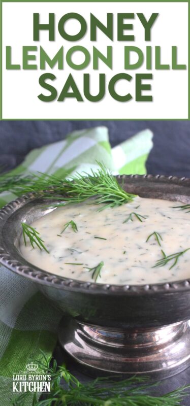 Honey Lemon Dill Sauce has a bright and bold flavour with just a hint of sweetness and tartness. It's a sauce, a dip, and a spread all in one! Great with seafood, baked potato, pasta, etc. Ready in five minutes, it’s budget-friendly and perfect anytime! #lemondill #honeydill #dill #dillsauce #sauce