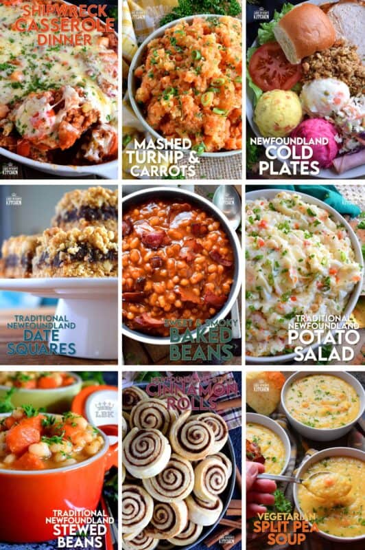 Growing up in Newfoundland and being raised on traditional Newfoundland recipes was both a blessing and a privilege. The food was simple and rustic, and it was hearty and delicious too. In this collection, I am narrowing down my favourites to showcase 30 of the tastiest home has to offer! #newfie #newfoundland #recipes #traditional