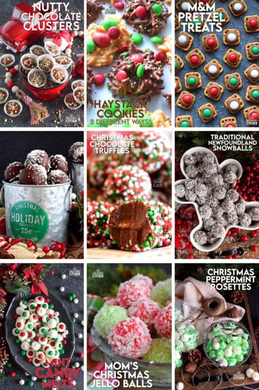 Time seems to pass by much more quickly at Christmastime, so I put together this list of 30 No Bake Christmas Recipes to make preparing your holiday treats a little easier!  Save time in the kitchen with some of the best-tasting festive recipes to share with your family and friends this season! #nobake #holiday #christmas #recipes