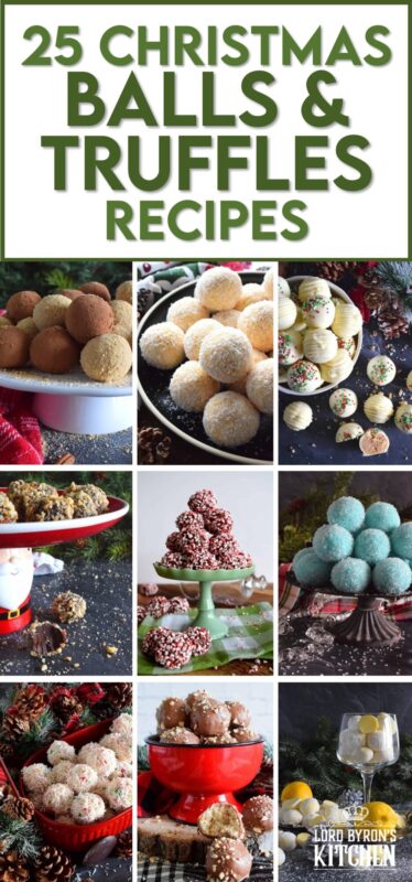 When it comes to preparing sweets and treats for the holidays, my favourites are the kind that are no-bake and usually comes in the form of a ball. My collection of 25 Christmas Ball and Truffle Recipes will no doubt include several of your favourites too. These tried and tested recipes are just what you need to jump-start your holiday baking! #truffles #balls #christmas #holiday #nobake