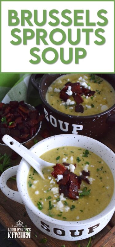 A creamy and delicious soup prepared with the help of a few aromatic vegetables. Love them or hate them, Brussels Sprouts Soup really is a dish for everyone, because if you don't tell them, they won't know! #brusselssprouts #sprouts #soup #vegetariansoup #vegansoup #vegan