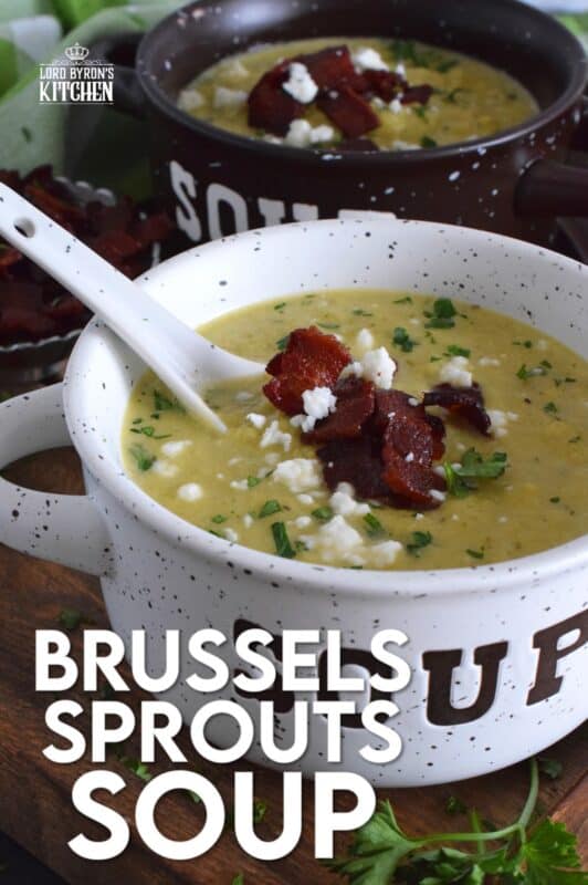 A creamy and delicious soup prepared with the help of a few aromatic vegetables. Love them or hate them, Brussels Sprouts Soup really is a dish for everyone, because if you don't tell them, they won't know! #brusselssprouts #sprouts #soup #vegetariansoup #vegansoup #vegan