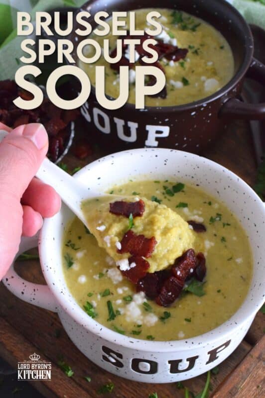 A creamy and delicious soup prepared with the help of a few aromatic vegetables. Love them or hate them, Brussels Sprouts Soup really is a dish for everyone, because if you don't tell them, they won't know! #brusselssprouts #sprouts #soup #vegetariansoup #vegansoup #vegan
