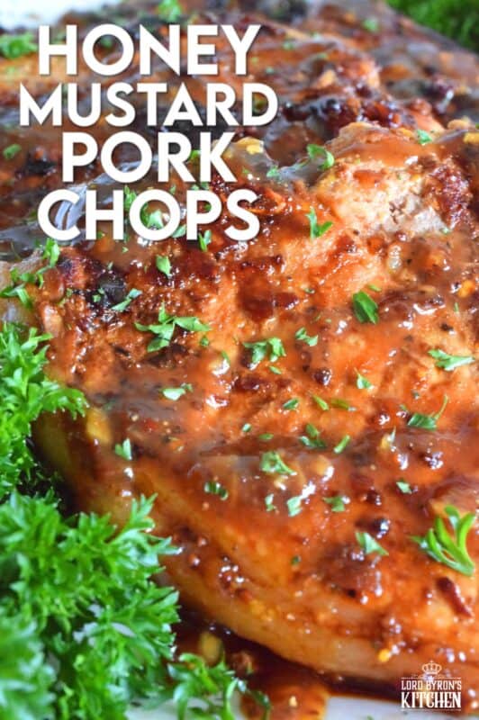 A marinade of sweet and warm ingredients is what makes these pan-fried Honey Mustard Pork Chops so extraordinary! Prepared from start to finish in less than one hour, these are a great weeknight dinner option the whole family will enjoy! #honey #mustard #porkchops #pork #fastfry #familyrecipes #whatsfordinner