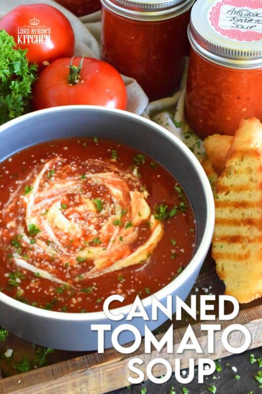 Canned Tomato Soup is a comfort food for many. A homemade version is better; made with summer fresh tomatoes and canned for winter-long freshness. Grilled cheese anyone? Keep your pantry stocked with this soup and enjoy fresh-tasting, homemade tomato soup all winter long!