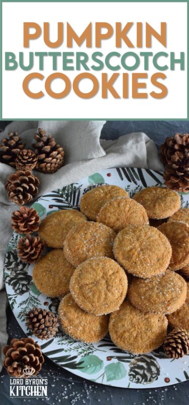 Prepared with real pumpkin puree and lots of pumpkin spice flavour, these delectably moist and sweet Pumpkin Butterscotch Cookies are everything a really good cookie should be - soothing, comforting, and flavourful! Plus, everyone loves a cookie made with molasses! #pumpkinspice #molasses #butterscotch #cookies