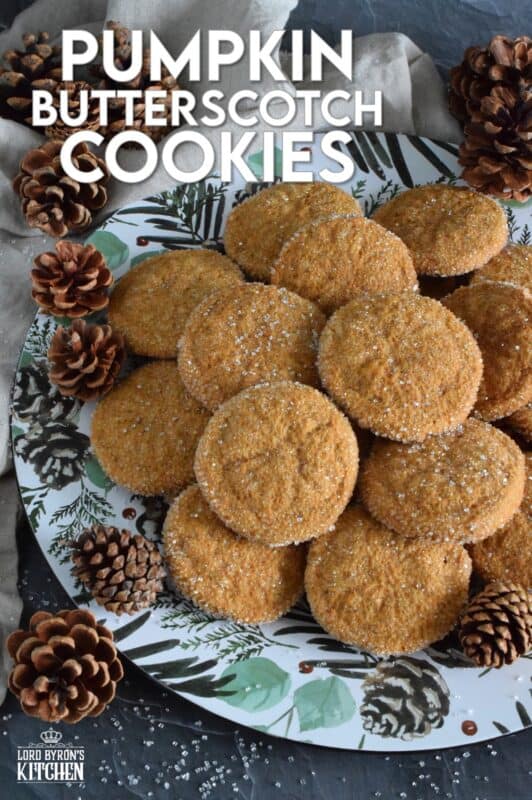 Prepared with real pumpkin puree and lots of pumpkin spice flavour, these delectably moist and sweet Pumpkin Butterscotch Cookies are everything a really good cookie should be - soothing, comforting, and flavourful! Plus, everyone loves a cookie made with molasses! #pumpkinspice #molasses #butterscotch #cookies