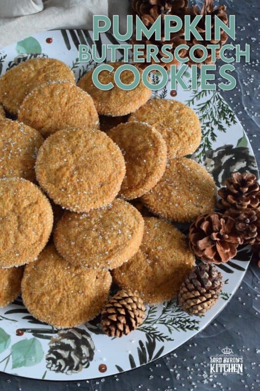 Prepared with real pumpkin puree and lots of pumpkin spice flavour, these delectably moist and sweet Pumpkin Butterscotch Cookies are everything a really good cookie should be - soothing, comforting, and flavourful! Plus, everyone loves a cookie made with molasses! #pumpkinspice #molasses #butterscotch #cookies