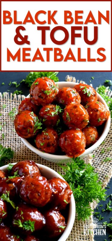 Black Bean and Tofu Meatballs are moist, flavourful, and vegetarian! Seasoned with familiar herbs and spices, and tossed in the sauce of your choice, these meatballs aim to please, and they do just that! Serve these as an appetizer, with your favourite pasta, or as I like to do, with piping hot mashed potatoes! #meatballs #blackbean #tofu #vegetarian