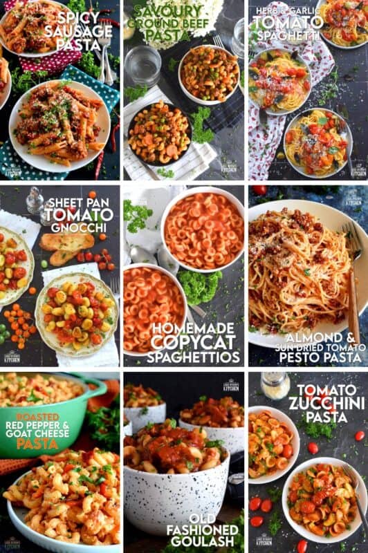 Pasta dinners must be one of the most comforting and easiest meals of all time! And since pasta of some sort or shape can be found in almost every culture, this list of 43 Family Friendly Weeknight Pasta Dinners is sure to have something for every one! Weeknight dinners just got a whole lot tastier! #roundup #list #collection #pasta #family #weeknight #whatsfordinner