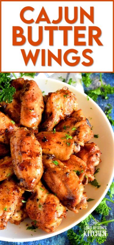 Cajun seasoning typically combines common pantry ingredients with cayenne pepper. Cajun Butter Chicken Wings is inspired by that particular seasoning blend with a few variations. Oh, and there's butter! Deliciously savoury, these wings will quickly become your new favourite! #chicken #wings #cajun #spice #baked #fried