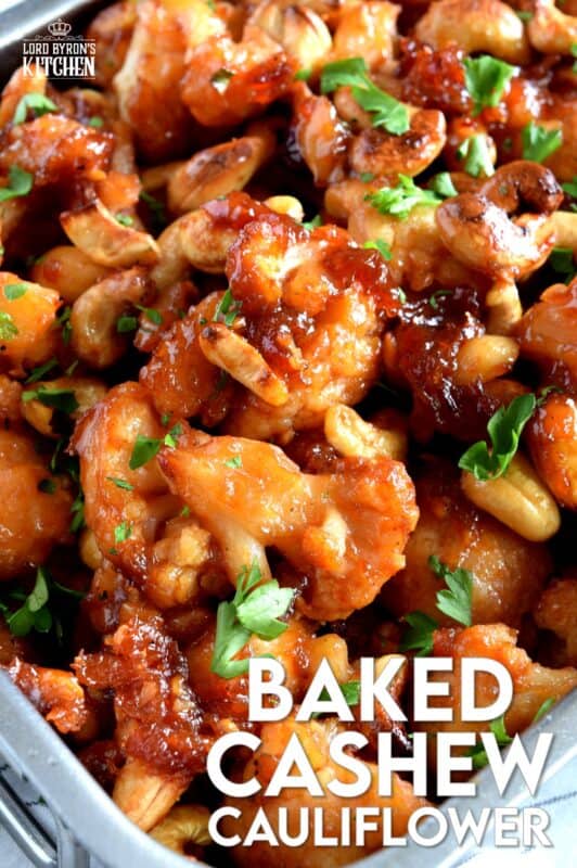 Cashew Cauliflower is the vegetarian equivalent of the classic Chinese buffet favourite, Cashew Chicken. The same great flavour as your favourite Chinese take out, but in vegetarian format. This is one of those recipes that you will want to make over and over again. Yum! #cashew #cauliflower #takeout #vegetarian #asian