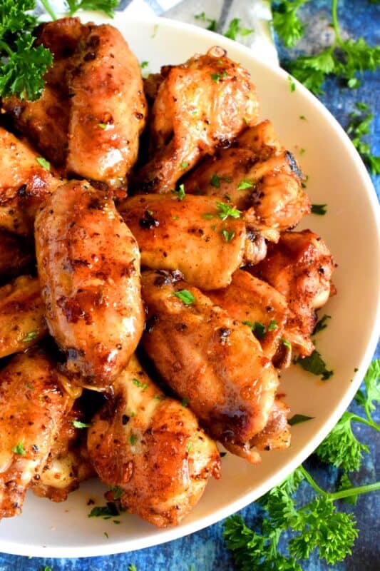 Cajun seasoning typically combines common pantry ingredients with cayenne pepper. Cajun Butter Chicken Wings is inspired by that particular seasoning blend with a few variations. Oh, and there's butter! Deliciously savoury, these wings will quickly become your new favourite! #chicken #wings #cajun #spice #baked #fried