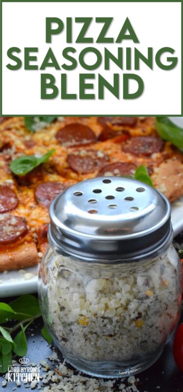 Homemade seasoning blends are the best! All you need is your spice rack and a few minutes to make your own version of this Pizza Seasoning Blend. It will open up lots of recipe possibilities and save you money too! Prepared with what most of us have in our spice racks already, this blend will keep in your fridge for months! #pizza #seasoning #blends #parmesan