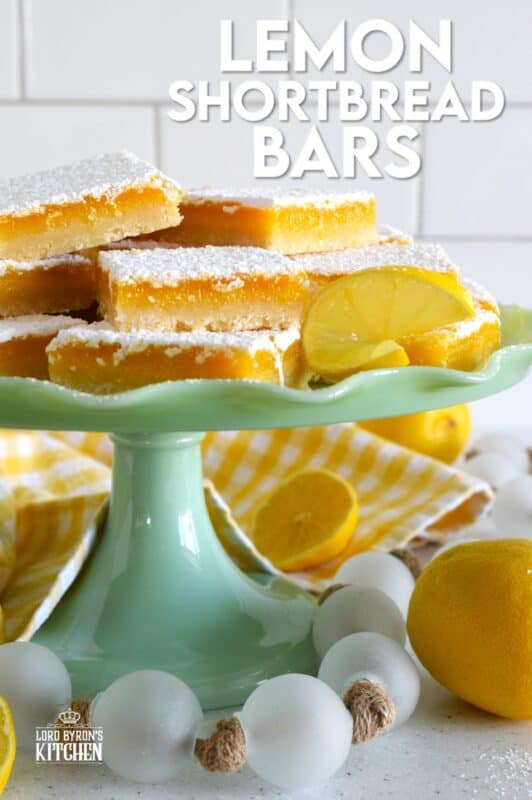 Pucker up! These Lemon Shortbread Bars are perfectly balanced with tartness from the lemons and sweetness from the sugar. The easy to prepare lemon filling is baked right on top of that homemade buttery shortbread crust. Perfect to serve at Easter brunch, a light and refreshing summer dessert, but so delicious you can whip up a batch of these for any occasion! #lemon #bars #shortbread #easter #squares