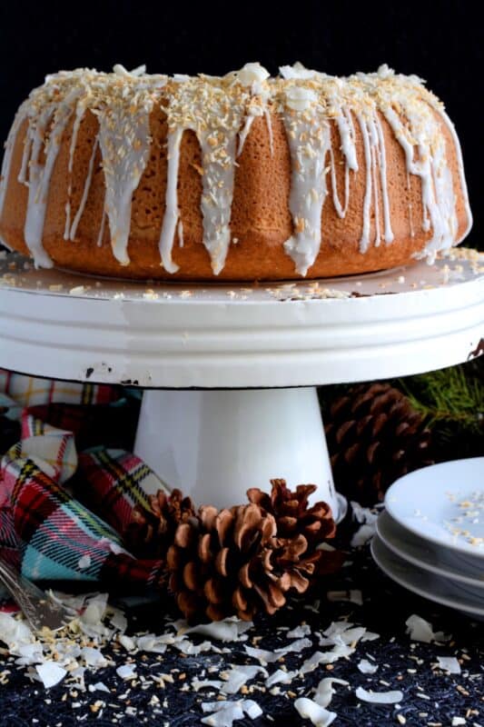 If you have a coconut lover in your life, this gorgeous Toasted Coconut Bundt Cake is going to make that person very happy! This cake is prepared with coconut, coconut milk, and coconut extract. If that's not coconutty enough, nothing will ever be! Drizzle with a simple glaze and top with more toasted coconut for presentation. #toasted #coconut #bundt #cake