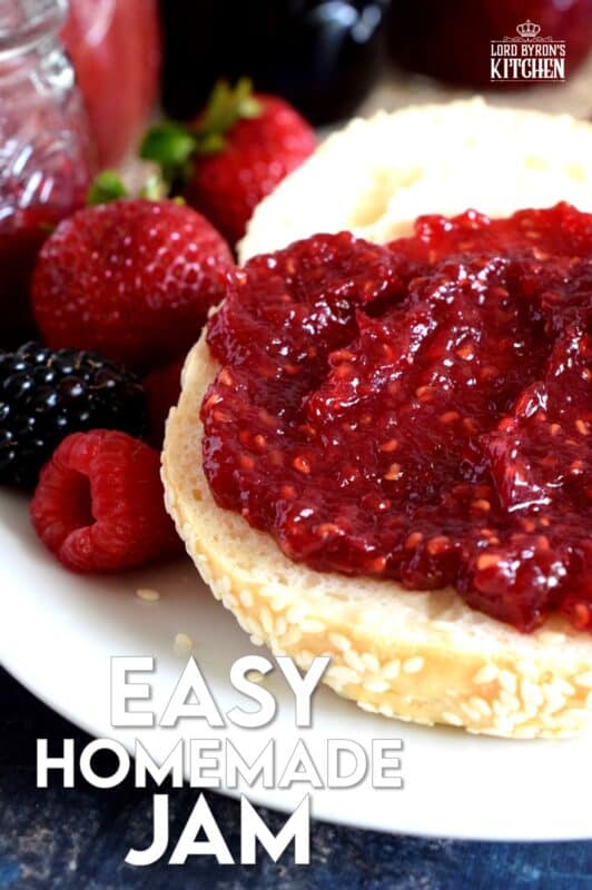 Preparing jam in small batches is the best way to go, and if you feel the same way, then my Easy Homemade Jam recipe is for you! All you need are three ingredients, a little patience, and a craving for delicious homemade jam! With jam this easy, you can stock your pantry all year round! #jam #easy #smallbatch #batch #homemade