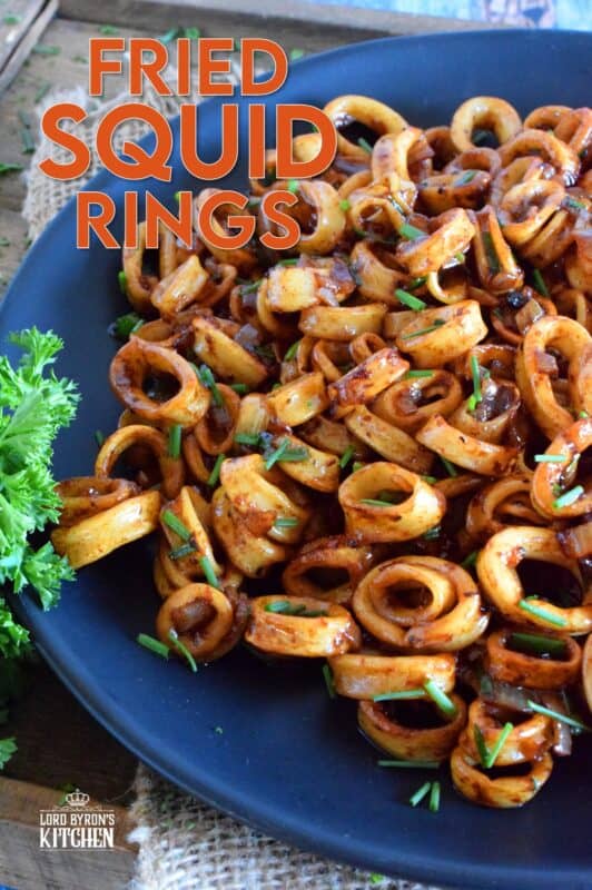 Sometimes, a simple recipe, one that leaves the main ingredient in a near-pure form, is the best! Fried Squid Rings is such a recipe; with the help of a few seasonings and condiments, these are quickly fried so that they are super tender and most certainly super flavourful! #squid #seafood #rings #fried