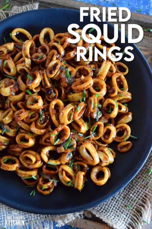 Sometimes, a simple recipe, one that leaves the main ingredient in a near-pure form, is the best! Fried Squid Rings is such a recipe; with the help of a few seasonings and condiments, these are quickly fried so that they are super tender and most certainly super flavourful! #squid #seafood #rings #fried