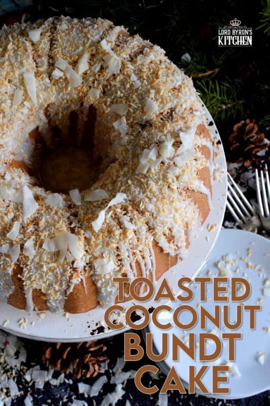 If you have a coconut lover in your life, this gorgeous Toasted Coconut Bundt Cake is going to make that person very happy! This cake is prepared with coconut, coconut milk, and coconut extract. If that's not coconutty enough, nothing will ever be! Drizzle with a simple glaze and top with more toasted coconut for presentation. #toasted #coconut #bundt #cake