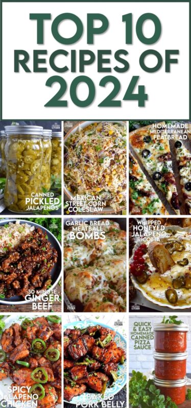 Happy New Year, Dear Reader!!! Welcome to my Top 10 Recipes of 2024 post. Year after year, I look forward to taking a look back at my most popular recipes. Some of them fall in the top ten for more than one year, and this year’s recipes are no different! #top10 #bestrecipes #bestof2024
